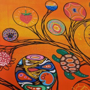 artwork created at Niagara Regional Native Centre Community Art Project, 2023