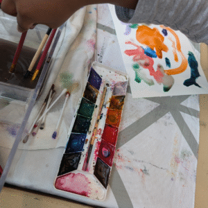 art supplies at Family Day Arts Exploration with the FirstOntario Performing Arts Centre, 2025